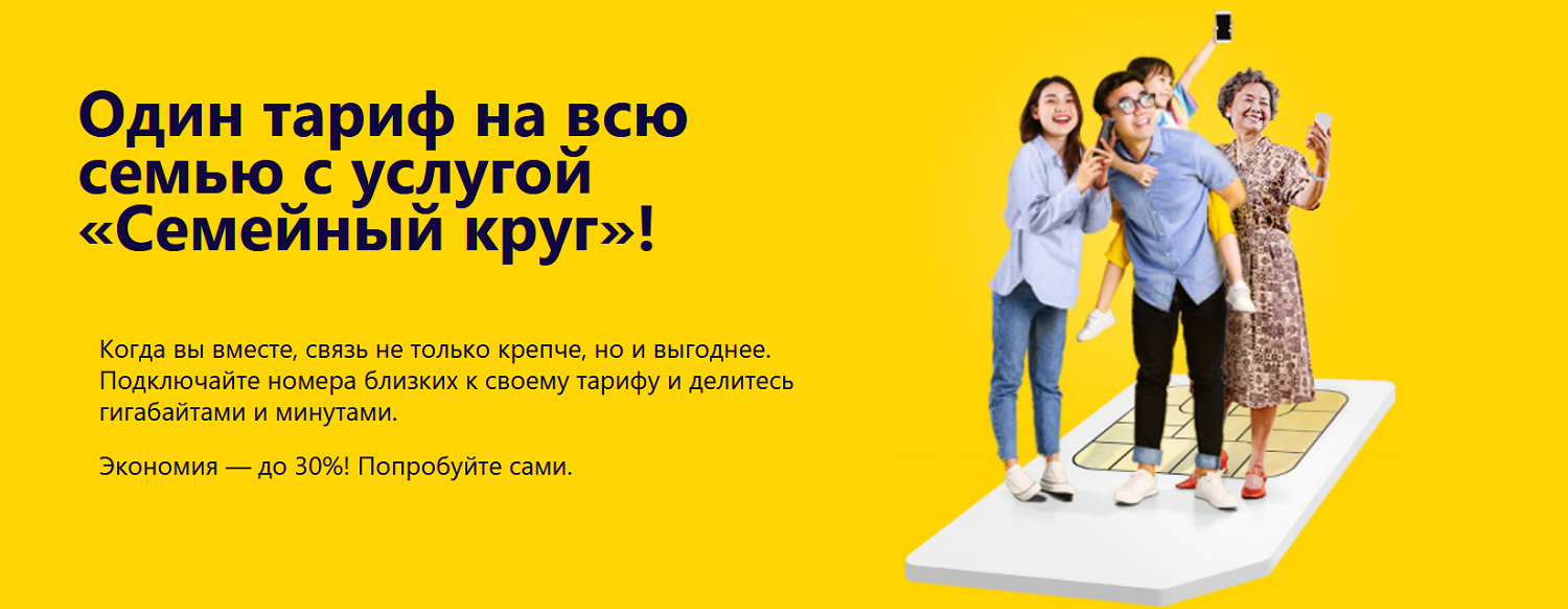 Услуга Beeline "Семейный круг"&nbsp;